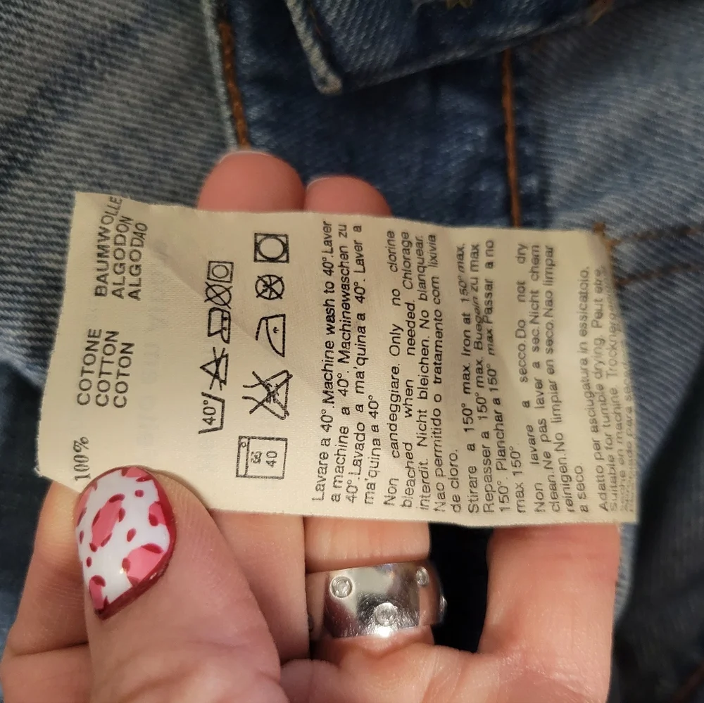 RARE Vintage Y2K Blue Mid Wash Denim‎ Mini Micro Skirt Low Rise 30